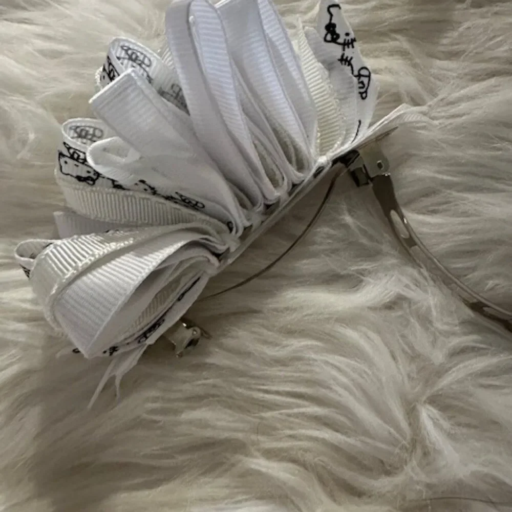 Hand Crafted white hello